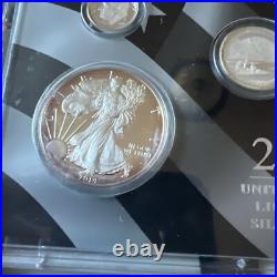 2014 United States Mint Limited Edition Silver Proof Set Complete Box Toning