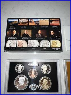 2014 United States Mint Silver Proof Set With Box And COA! Free Shipping 2014 United States Mint Silver Proof Set With Box And COA! Free Shipping