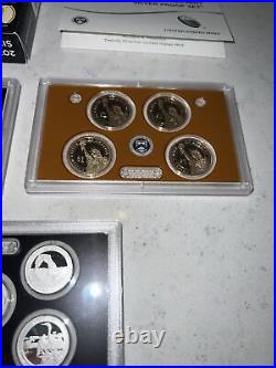 2014 United States Mint Silver Proof Set With Box And COA! Free Shipping 2014 United States Mint Silver Proof Set With Box And COA! Free Shipping