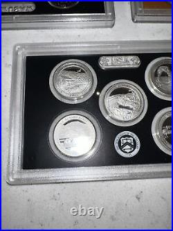 2014 United States Mint Silver Proof Set With Box And COA! Free Shipping 2014 United States Mint Silver Proof Set With Box And COA! Free Shipping