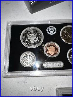 2014 United States Mint Silver Proof Set With Box And COA! Free Shipping 2014 United States Mint Silver Proof Set With Box And COA! Free Shipping