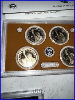 2014 United States Mint Silver Proof Set With Box And COA! Free Shipping 2014 United States Mint Silver Proof Set With Box And COA! Free Shipping