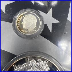 2014 United States US Mint Limited Edition Silver Proof Set OGP BOX & COA #A