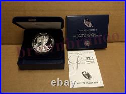 2014 W + 2015 W American Eagle One Ounce SILVER PROOF 1 Oz Box & COA 2 Coins