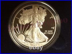 2014 W + 2015 W American Eagle One Ounce SILVER PROOF 1 Oz Box & COA 2 Coins
