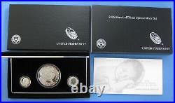 2015 3-Coin March of Dimes Special Commemorative Silver Set Sealed box of 5