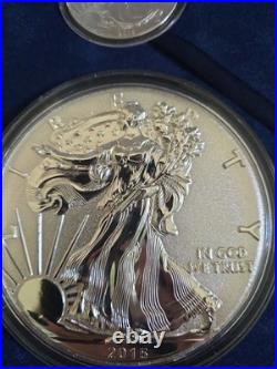 2015 ASE with Half Pound Proof Coin Set In Original Packaging with COA & Box