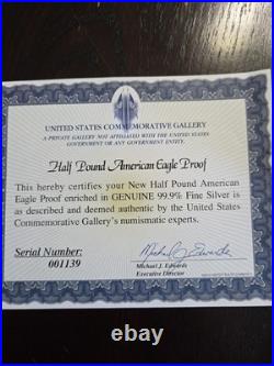 2015 ASE with Half Pound Proof Coin Set In Original Packaging with COA & Box