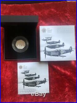 2015 Battle of Britain Piedfort 50p Fifty Pence Silver Proof Coin Box Coa