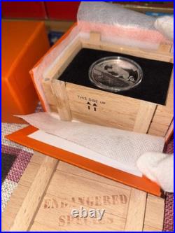 2015 Bengal Tiger Endangered Species 1oz Silver Proof Coin With Box