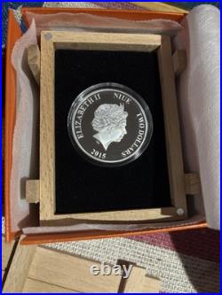 2015 Bengal Tiger Endangered Species 1oz Silver Proof Coin With Box