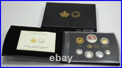 2015 CANADA Silver Proof Set 80th Anniversary of the Canadian Flag with Box & COA