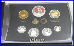 2015 CANADA Silver Proof Set 80th Anniversary of the Canadian Flag with Box & COA