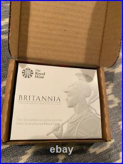 2015 Great Britain Proof Silver 1OZ Britannia. 999 Pure Collector Coin Box/ COA