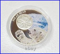 2015 Limited Edition Tokelau Polar Bear 1 oz Silver Proof Coin with COA & Box