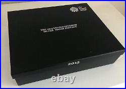 2015 Royal Mint Silver Proof Set Box Booklet & Certificate ONLY. NO COINS 2015 Royal Mint Silver Proof Set Box Booklet & Certificate ONLY. NO COINS