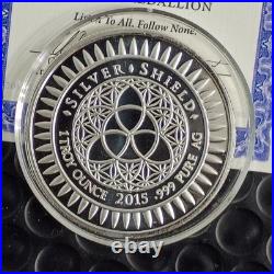 2015 SILVER SHIELD LEGALIZE NATURE PROOF COA DISPLAY BOX Limited Edition