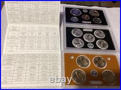 2015-S US Mint Silver Proof Set with COA & Box 14 Coins 90%