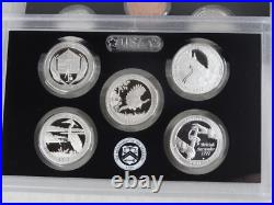 2015-S US Mint Silver Proof Set with COA & Box 14 Coins 90% United States