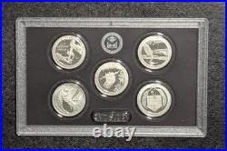 2015 S US United States Mint Silver Proof 14 Coin Set BOX OGP COA READ DESC