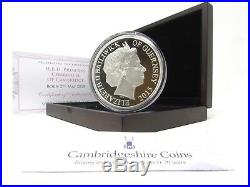 2015 Silver 5oz Proof Princess Charlotte Of Cambridge £10 Coin COA Box