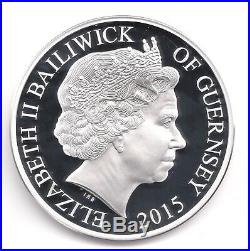 2015 Silver 5oz Proof Princess Charlotte Of Cambridge £10 Coin COA Box