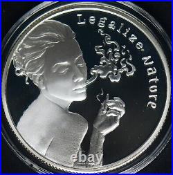 2015 Silver Shield 1 ozt Silver Proof Legalize Nature Box+COA? COINGIANTS