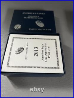 2015 U. S. Mint American Eagle Silver One Ounce Proof Coin with Box. COA