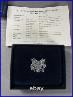 2015 U. S. Mint American Eagle Silver One Ounce Proof Coin with Box. COA