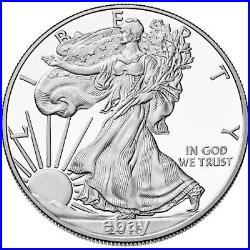 2015-W 1 oz Proof American Silver Eagle Coin (Box, CoA)