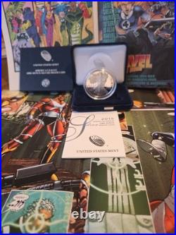 2015-W American Silver Eagle 1 oz Proof Coin OGP Box COA US Mint Gem
