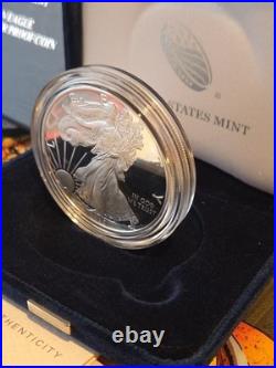 2015-W American Silver Eagle 1 oz Proof Coin OGP Box COA US Mint Gem