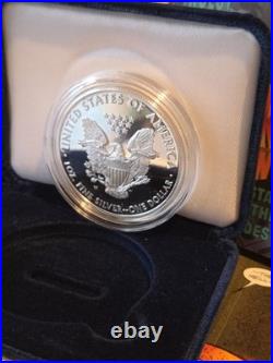 2015-W American Silver Eagle 1 oz Proof Coin OGP Box COA US Mint Gem