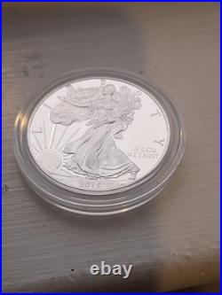 2015-W American Silver Eagle 1 oz Proof Coin OGP Box COA US Mint Gem