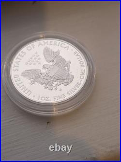 2015-W American Silver Eagle 1 oz Proof Coin OGP Box COA US Mint Gem