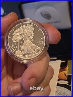 2015-W American Silver Eagle 1 oz Proof Coin OGP Box COA US Mint Gem