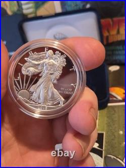 2015-W American Silver Eagle 1 oz Proof Coin OGP Box COA US Mint Gem