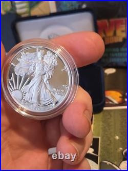2015-W American Silver Eagle 1 oz Proof Coin OGP Box COA US Mint Gem