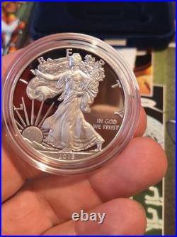 2015-W American Silver Eagle 1 oz Proof Coin OGP Box COA US Mint Gem