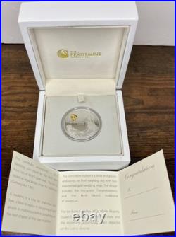 2015 Wedding 1 oz Silver Proof Coin Perth Mint Box & COA
