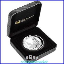 2016 Australian Kangaroo 5oz Silver Proof High Relief Coin Perth Mint COA & Box