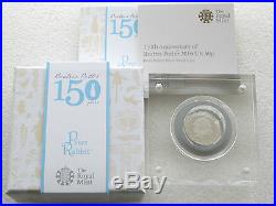 2016 Beatrix Potter Peter Rabbit 50p Fifty Pence Silver Proof Coin Box Coa 00527