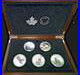2016 Canada $20 Majestic Animals II 1 oz 5-Coin Colorized Silver Proof Set withBox
