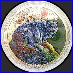 2016 Canada $20 Majestic Animals II 1 oz 5-Coin Colorized Silver Proof Set withBox