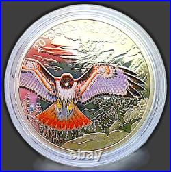 2016 Canada $20 Majestic Animals II 1 oz 5-Coin Colorized Silver Proof Set withBox