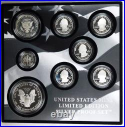 2016 Limited Edition Silver Proof Set Mint Box & COA