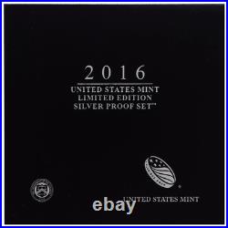 2016 Limited Edition Silver Proof Set Mint Box & COA