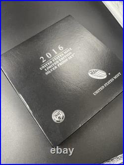 2016 Limited Edition US Silver Proof Set Complete with Box COA SK#e