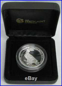 2016 P SILVER AUSTRALIA 5oz PROOF $8 WEDGE-TAILED EAGLE HIGH RELIEF IN BOX