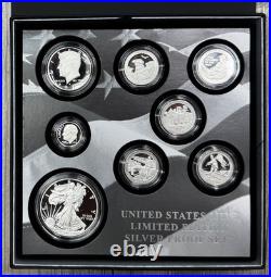 2016 S Silver Proof US Mint Limited Edition 8 Coin Set with Original Box & COA